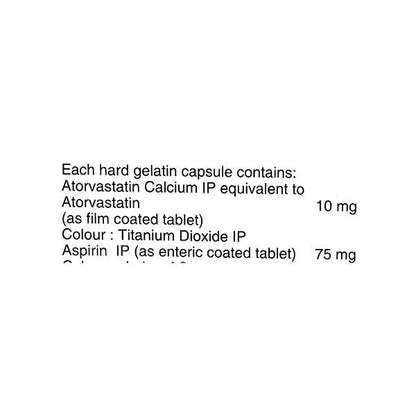 Lipicure AS 75mg Capsule 10'S - Global Surgicals