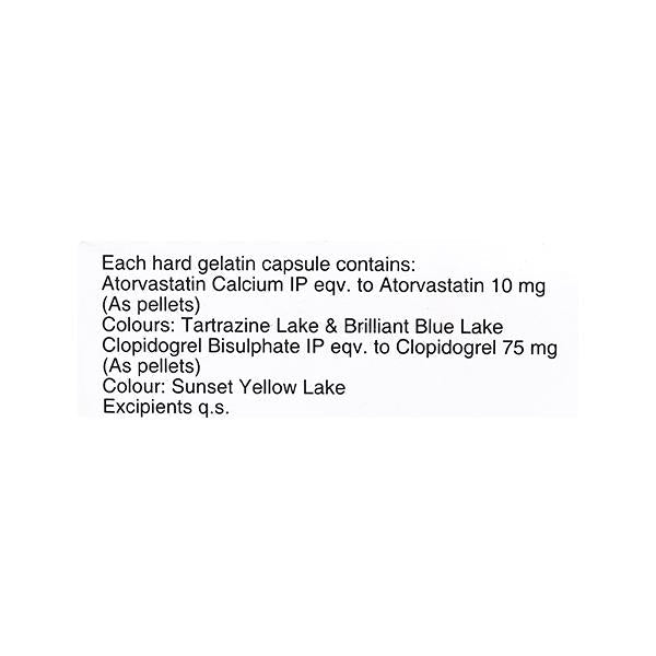 Lipicure CV 10/75mg Capsule 10'S - Global Surgicals