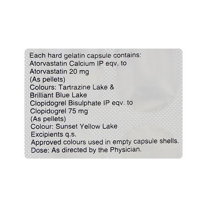 Lipicure CV 20/75mg Capsule 10'S - Global Surgicals
