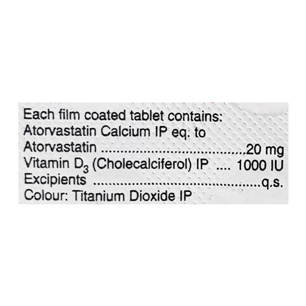 Lipicure D 20mg Tablet 10'S - Global Surgicals