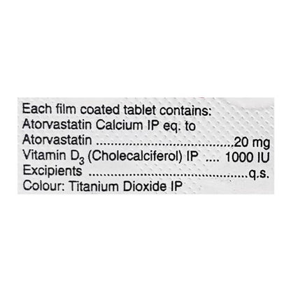 Lipicure D 20mg Tablet 10'S - Global Surgicals