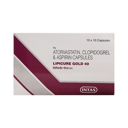 LIPICURE GOLD 40mg Capsule 10's - Global Surgicals