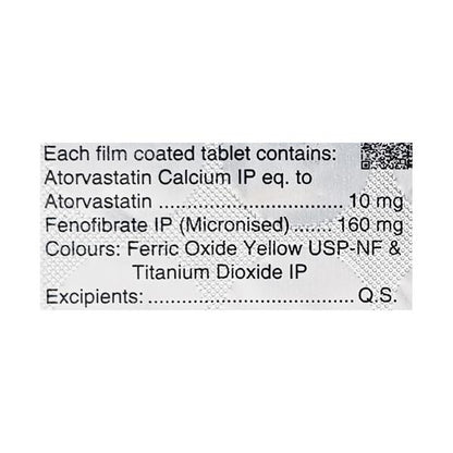 Lipicure TG 160mg Tablet 15'S - Global Surgicals