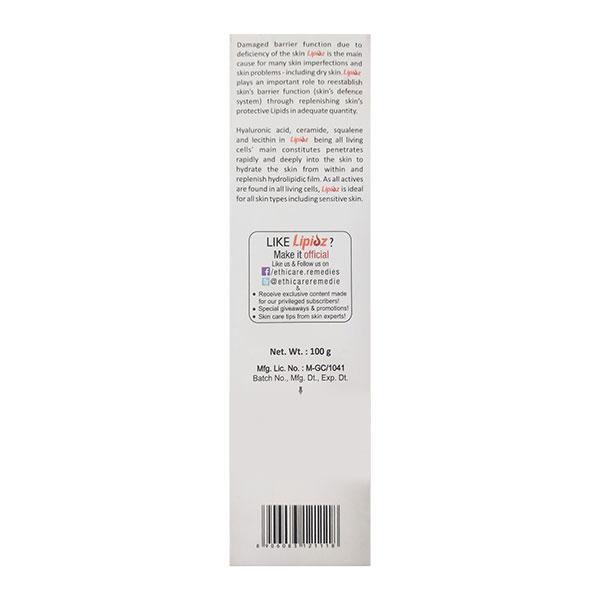 LIPIDZ Cream 100gm - Global Surgicals