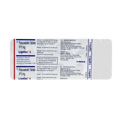 Lipigo 5mg Tablet 10'S - Global Surgicals