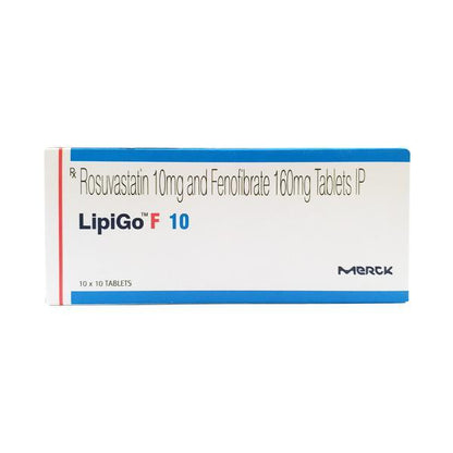 Lipigo F 10mg Tablet 10'S - Global Surgicals