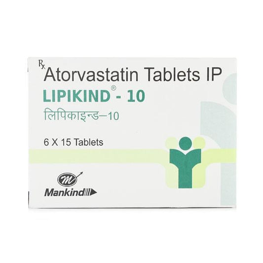 LIPIKIND 10mg Tablet 15's - Global Surgicals
