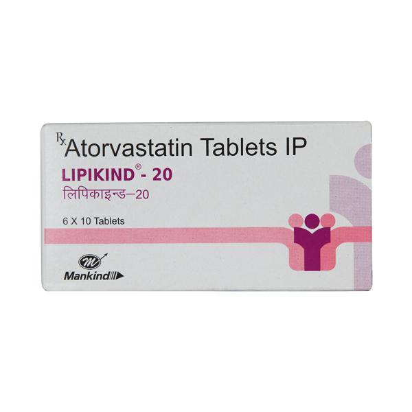 Lipikind 20mg Tablet 10'S - Global Surgicals
