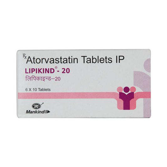 Lipikind 20mg Tablet 10'S - Global Surgicals