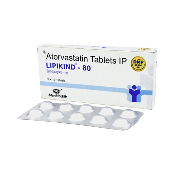 LIPIKIND 80 Tablet 10's - Global Surgicals