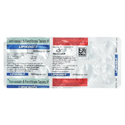 Lipikind F Tablet 10'S - Global Surgicals