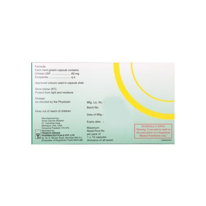 Lipophage 60mg Capsule 10'S - Global Surgicals