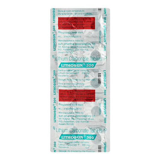 Lithosun 300mg Tablet 10'S - Global Surgicals