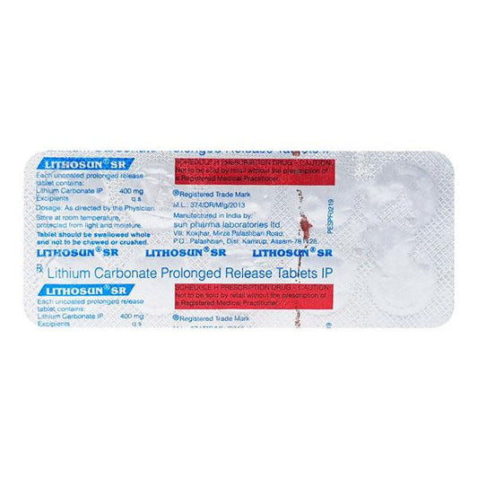 Lithosun SR Tablet 10'S - Global Surgicals