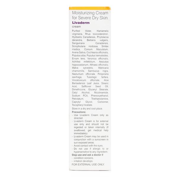 LIVADERM Cream 100gm - Global Surgicals