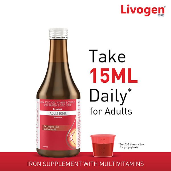 LIVOGEN ADULT Tonic 200ml - Global Surgicals