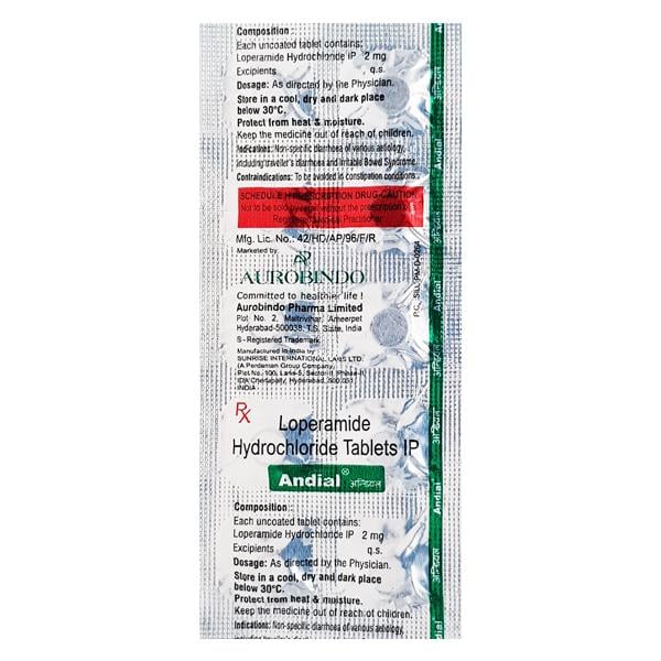 Andial 2mg Tablet 10'S