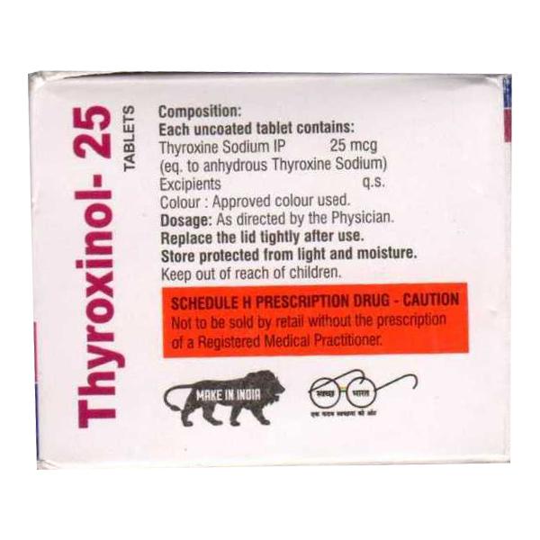 THYROXINOL 25 Tablet 120's