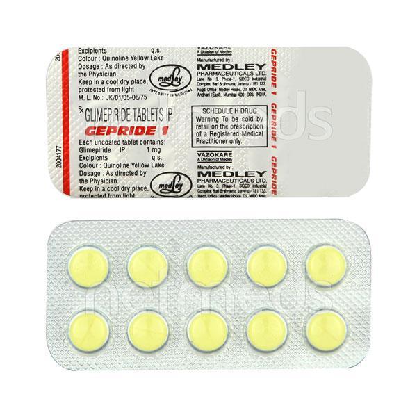 Gepride 1mg Tablet 10'S