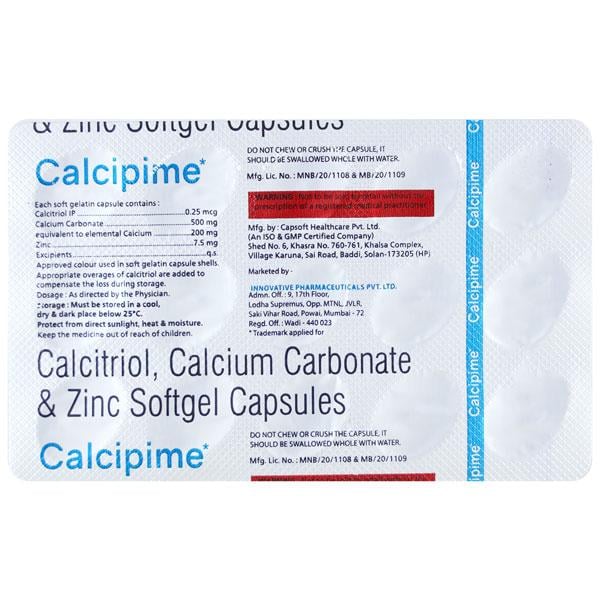 CALCIPIME Softgel Capsule 15's