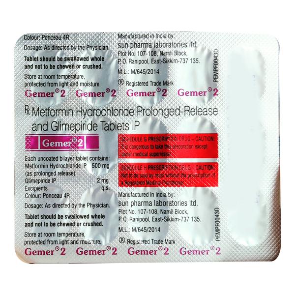 GEMER 2 Tablet 15's