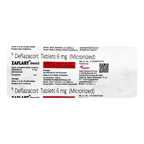 Zaflart 6mg Tablet 10'S