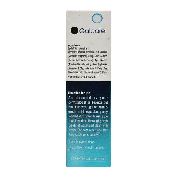NAX FACE WASH Gel 75ml