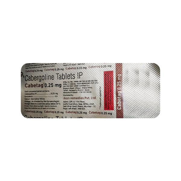 CABETAG 0.25mg Tablet 2's