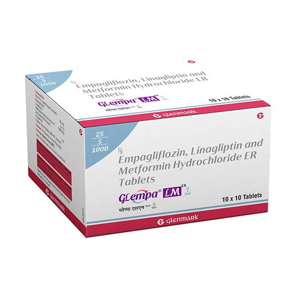 GLEMPA LM ER 25/5/1000 Tablet 10's