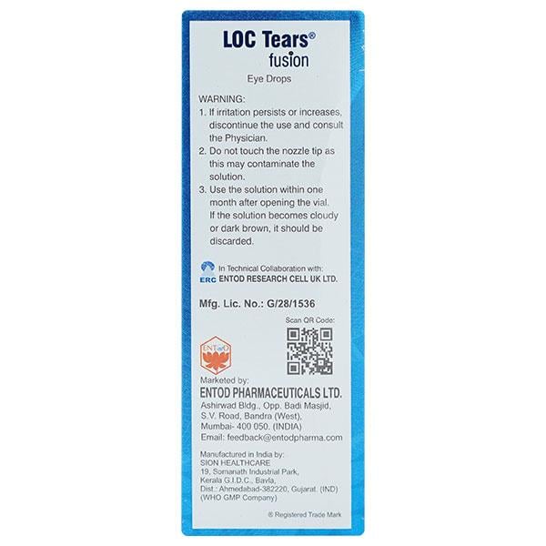 LOC Tears Fusion Eye Drops 10ml - Global Surgicals