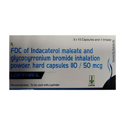 LOFTAIR L (WITH INHALER) Capsule 3X10's - Global Surgicals