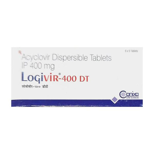 LOGIVIR 400 DT Tablet 5's - Global Surgicals