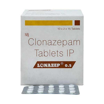 Lonazep 0.5mg Tablet 15'S - Global Surgicals