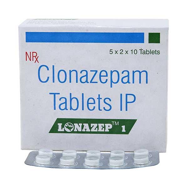 Lonazep 1mg Tablet 10'S - Global Surgicals