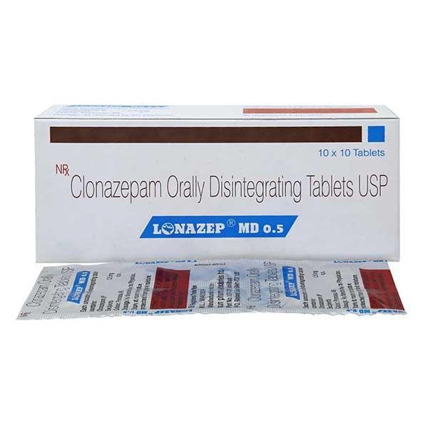 Lonazep MD 0.5mg Tablet 10'S - Global Surgicals