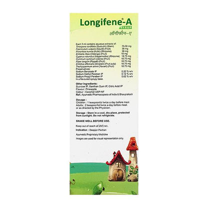 Longifene A Syrup 200ml - Global Surgicals