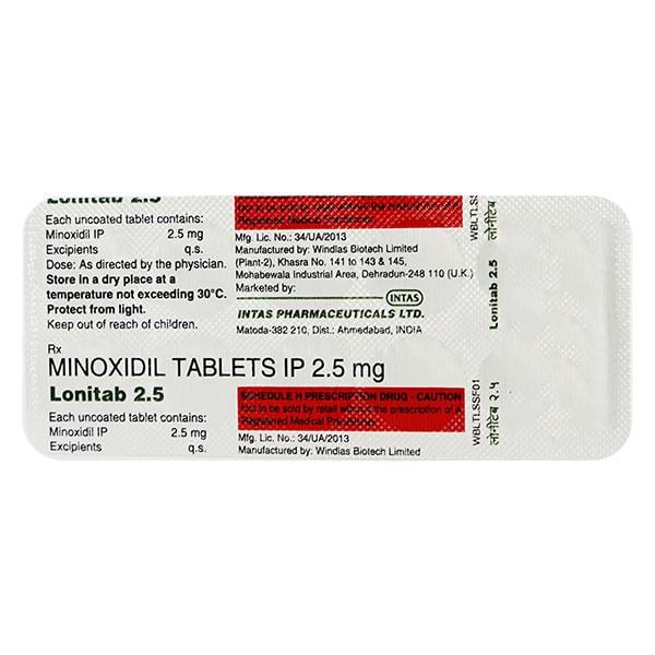 LONITAB 2.5 Tablet 10's - Global Surgicals