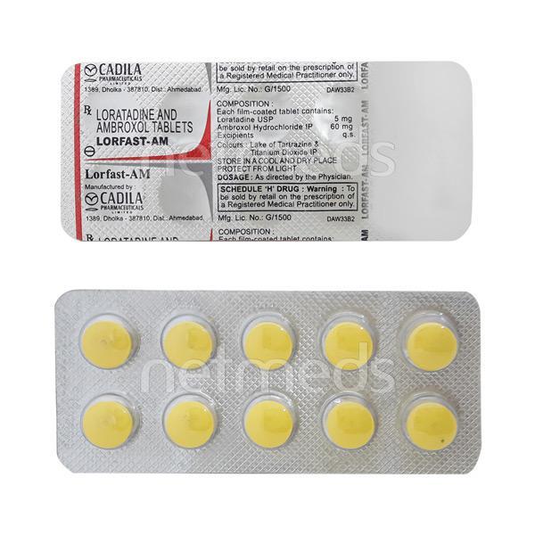 Lorfast AM Tablet 10'S - Global Surgicals