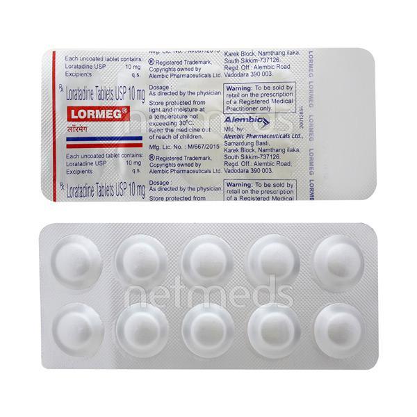 Lormeg Tablet 10'S - Global Surgicals