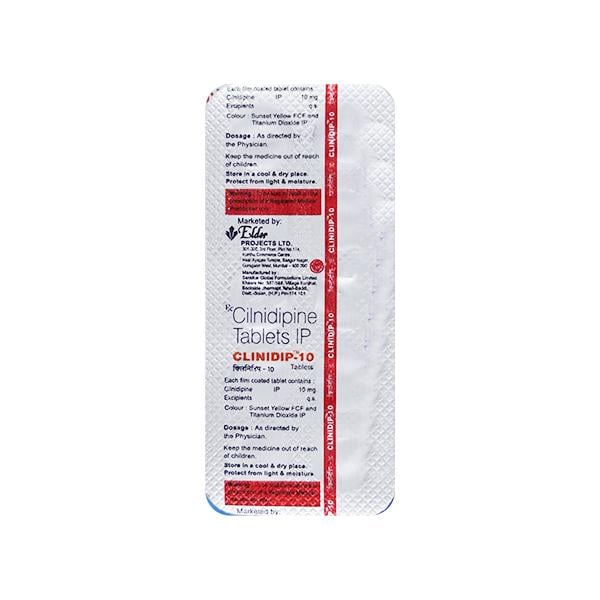 CLINIDIP 10mg Tablet 10's