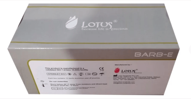 Lotus Barb - E Suture 0 - 0 - LBDU0316 Pack of 4 - Global Surgicals
