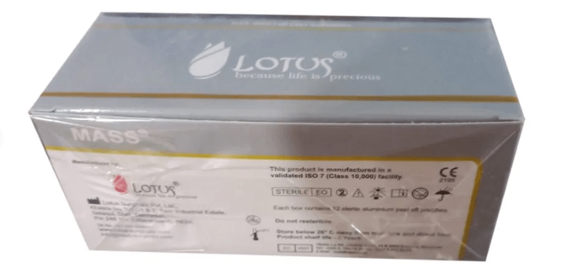 Lotus Mass PDS Suture 1 - 0 - Pack of 12 (LNW9262) - Global Surgicals