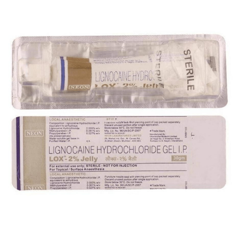 Lox 2% 30gm Jelly Gel - Global Surgicals