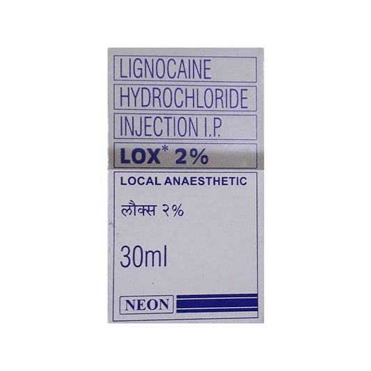 LOX 2% Injection 30ml - Global Surgicals