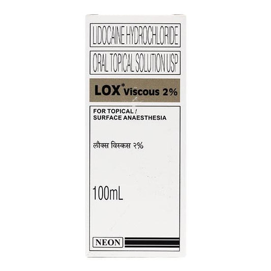 LOX VISCOUS 2% Oral Solution 100ml - Global Surgicals