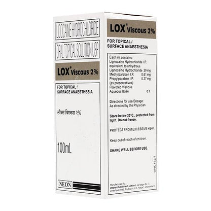 LOX VISCOUS 2% Oral Solution 100ml - Global Surgicals
