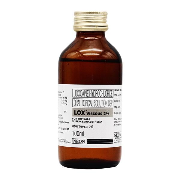 LOX VISCOUS 2% Oral Solution 100ml - Global Surgicals