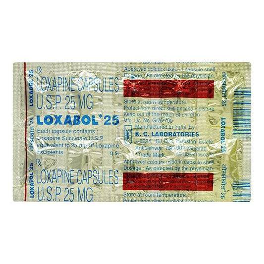 LOXABOL 25mg Capsule 10's - Global Surgicals