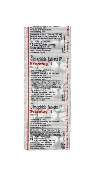 Secretag 1mg Tablet 10'S