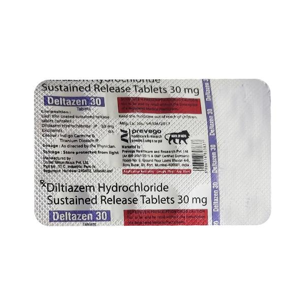 DELTAZEN 30 Tablet 15's